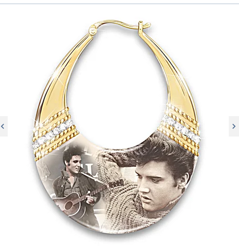 Click image for larger version  Name:	Screenshot 2024-09-15 at 11-36-40 Elvis Presley Burning Love Gold-Toned Hoop Earrings Adorned With A Montage Of Elvis Art And 12 Crystal Accents.png Views:	0 Size:	216.1 KB ID:	374490